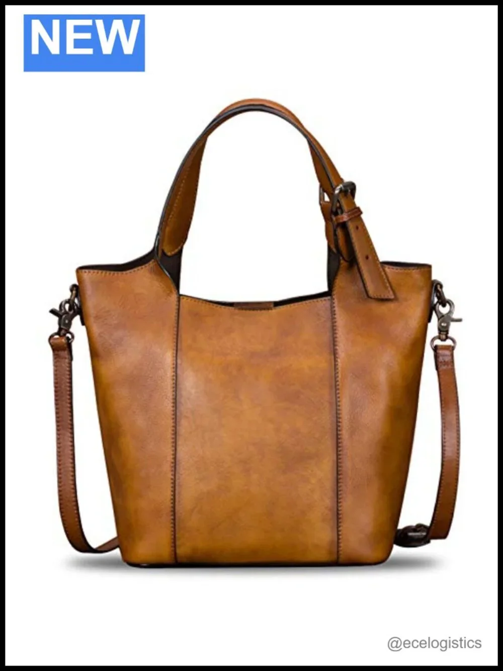 Genuine Leather Vintage Handmade Satchel Shoulder Bag Crossbody Tote